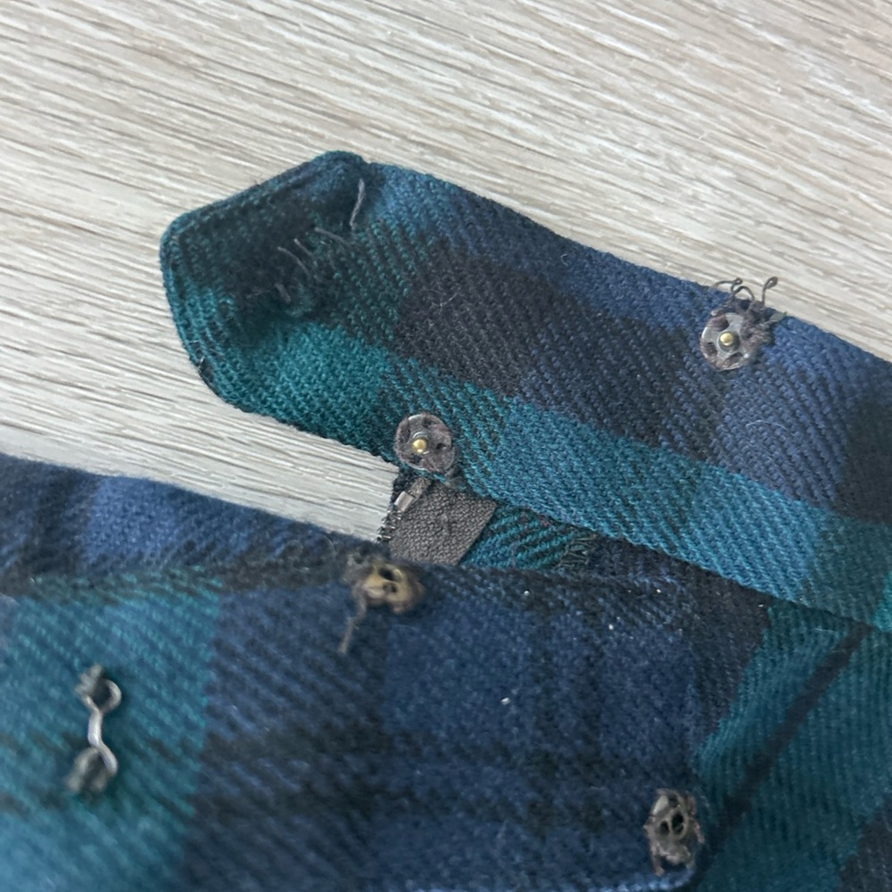 Authentic Nat Gordon Tartan 4-Pc Set Wool Plaid Jacket Shawl Kilt Skirt Vintage - Picture 12 of 16
